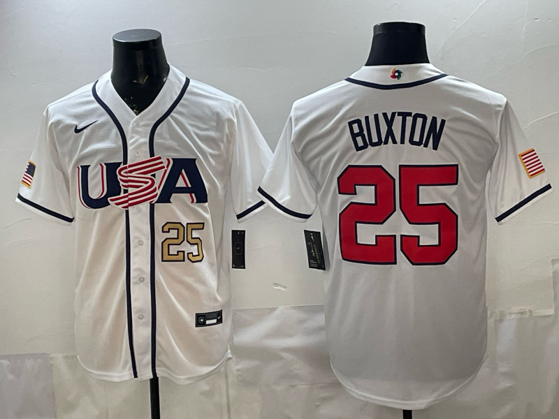 Men 2026 World cup white MLB Nike jersey 0015->->MLB Jersey
